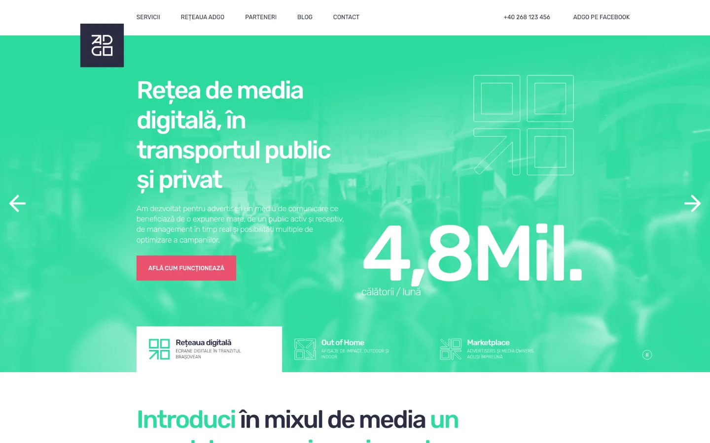 ADGO homepage