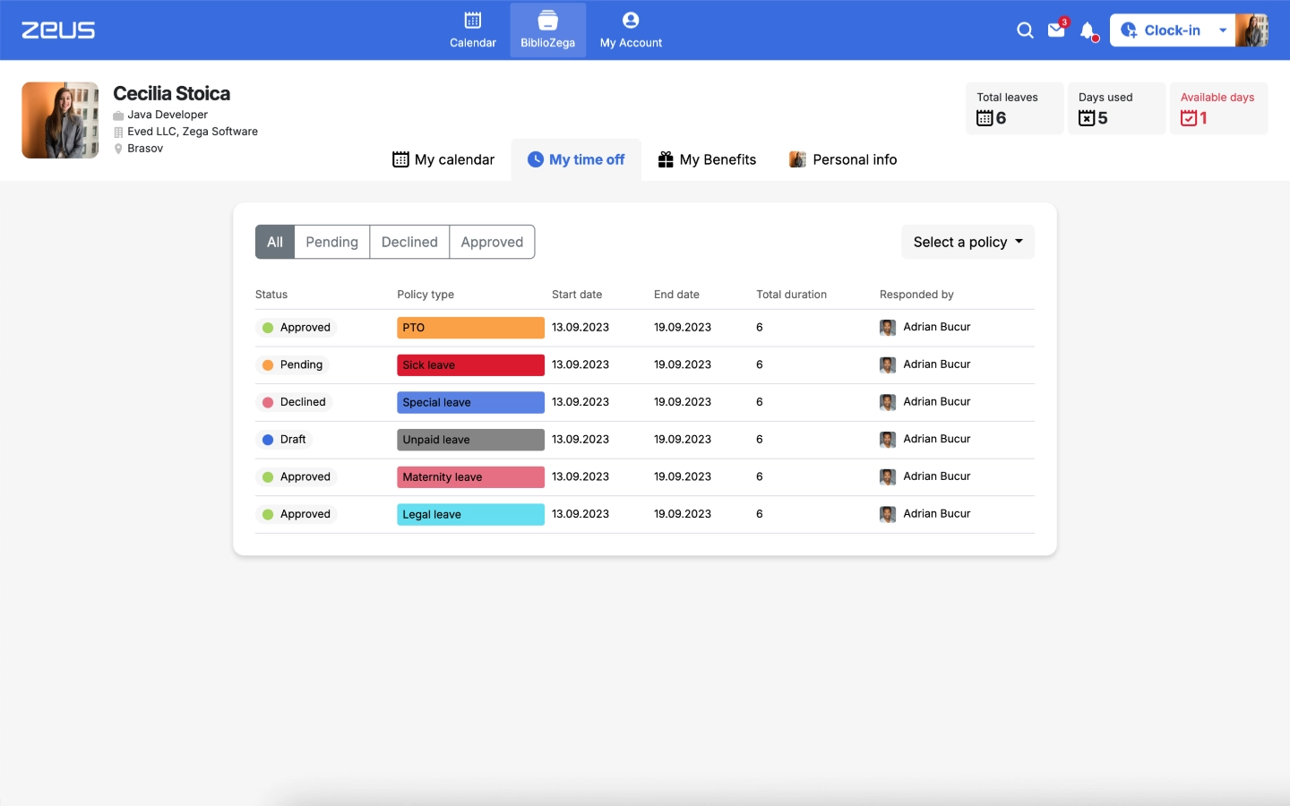 ZEUS App